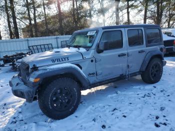  Salvage Jeep Wrangler