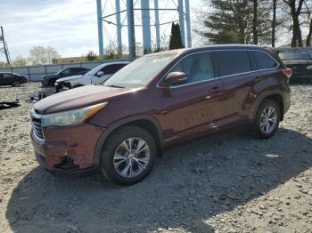  Salvage Toyota Highlander