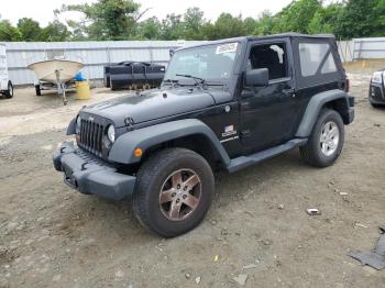  Salvage Jeep Wrangler