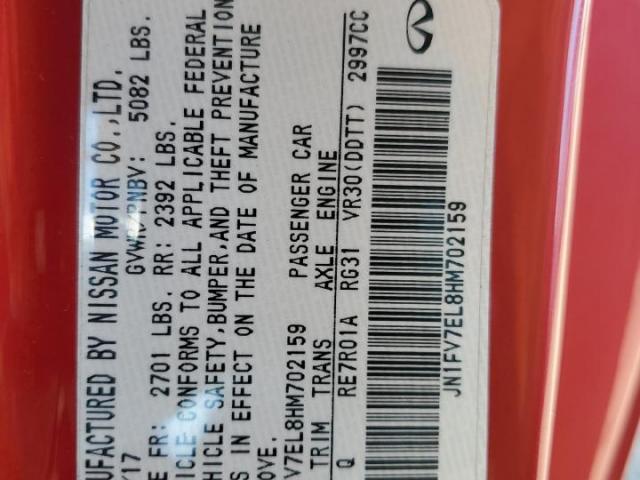 INFINITI Q60 Red Sport 400 Image 3