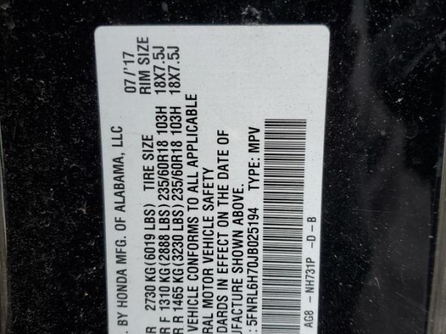 Honda Odyssey Exl Image 9