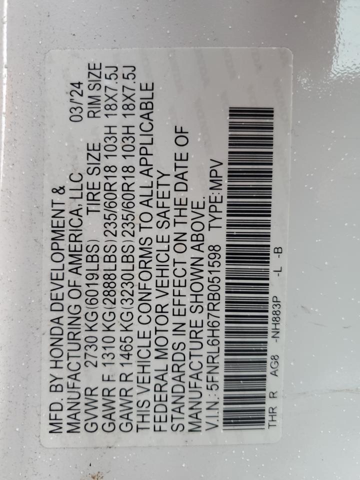 Honda Odyssey Exl Image 4