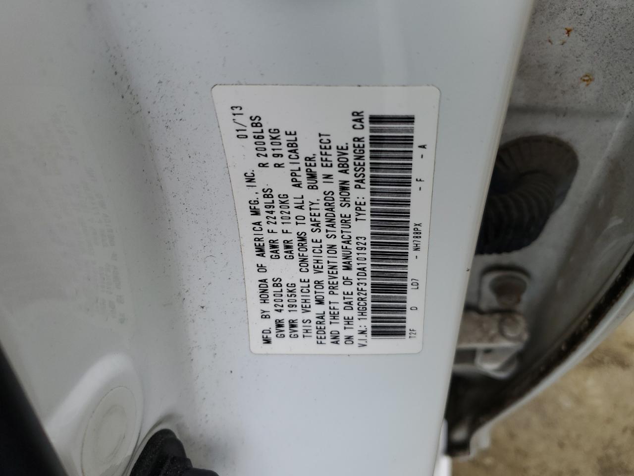 Honda Accord Lx Image 12