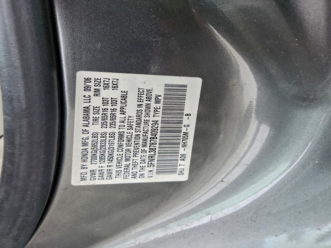 Honda Odyssey Exl Image 9