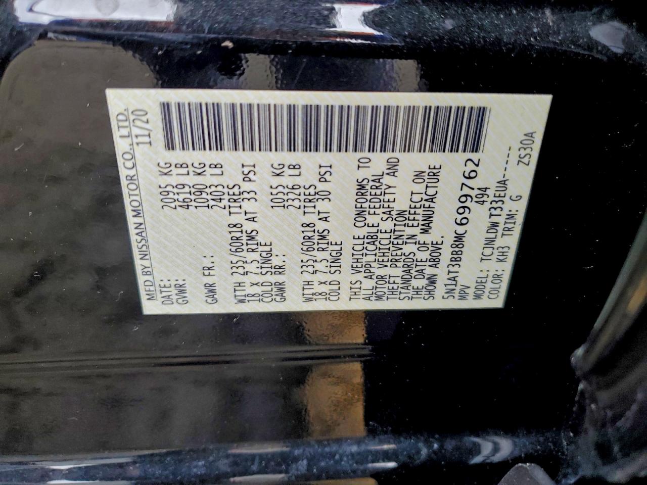 Nissan Rogue Sv Image 8