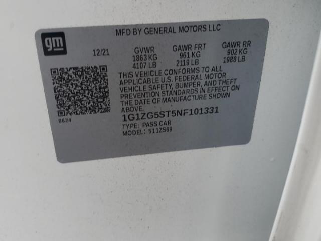 Chevrolet Malibu Rs Image 9