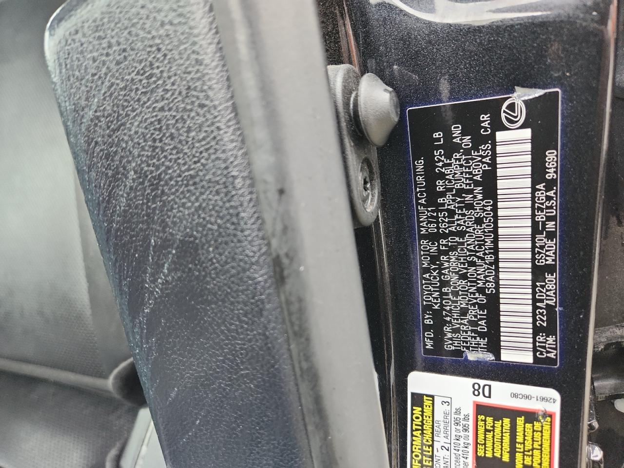 Lexus Es 350 Base Image 13