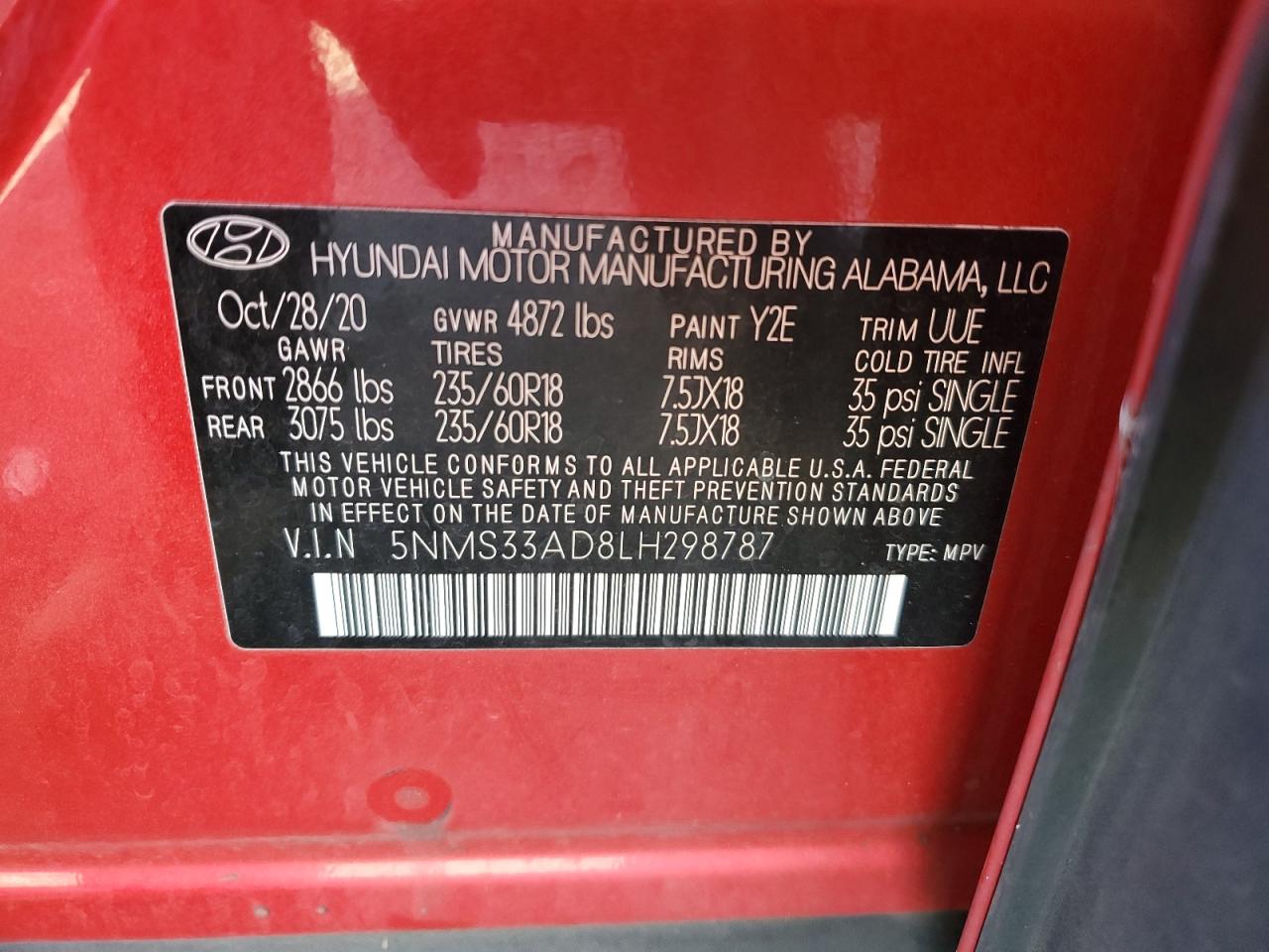 Hyundai SANTA FE Sel Image 7