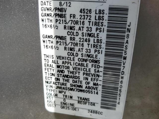 Nissan Rogue S Image 7