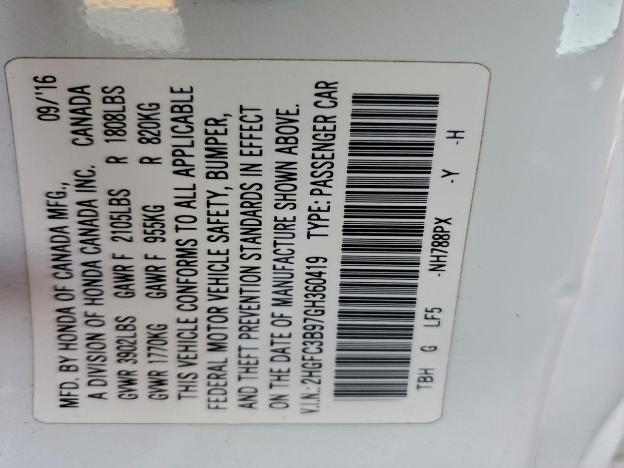 Honda Civic Touring Image 10