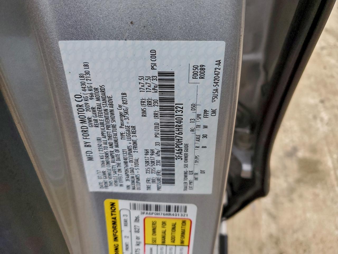 Ford Fusion Se Image 5