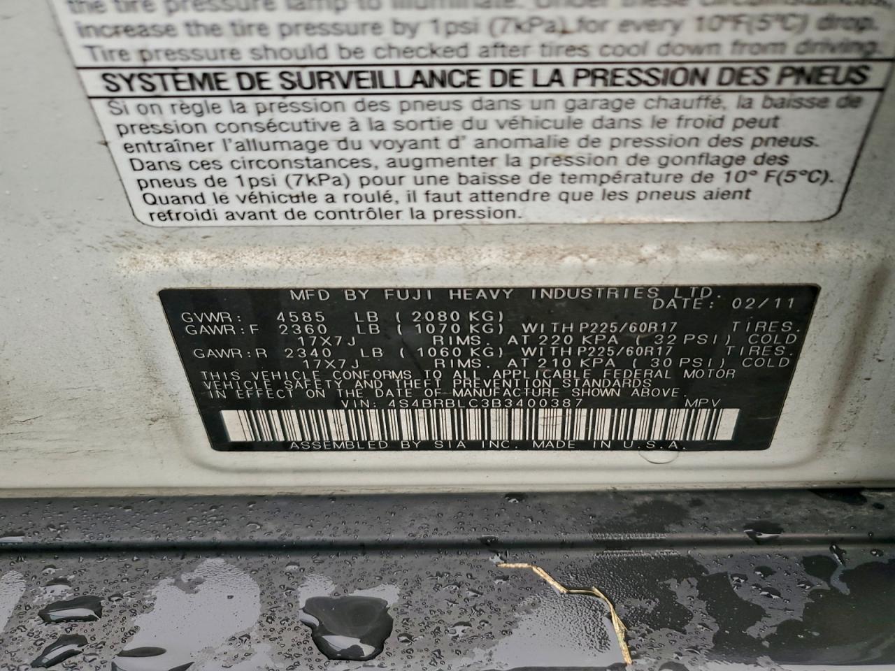 Subaru Outback 2.5i Limited Image 8