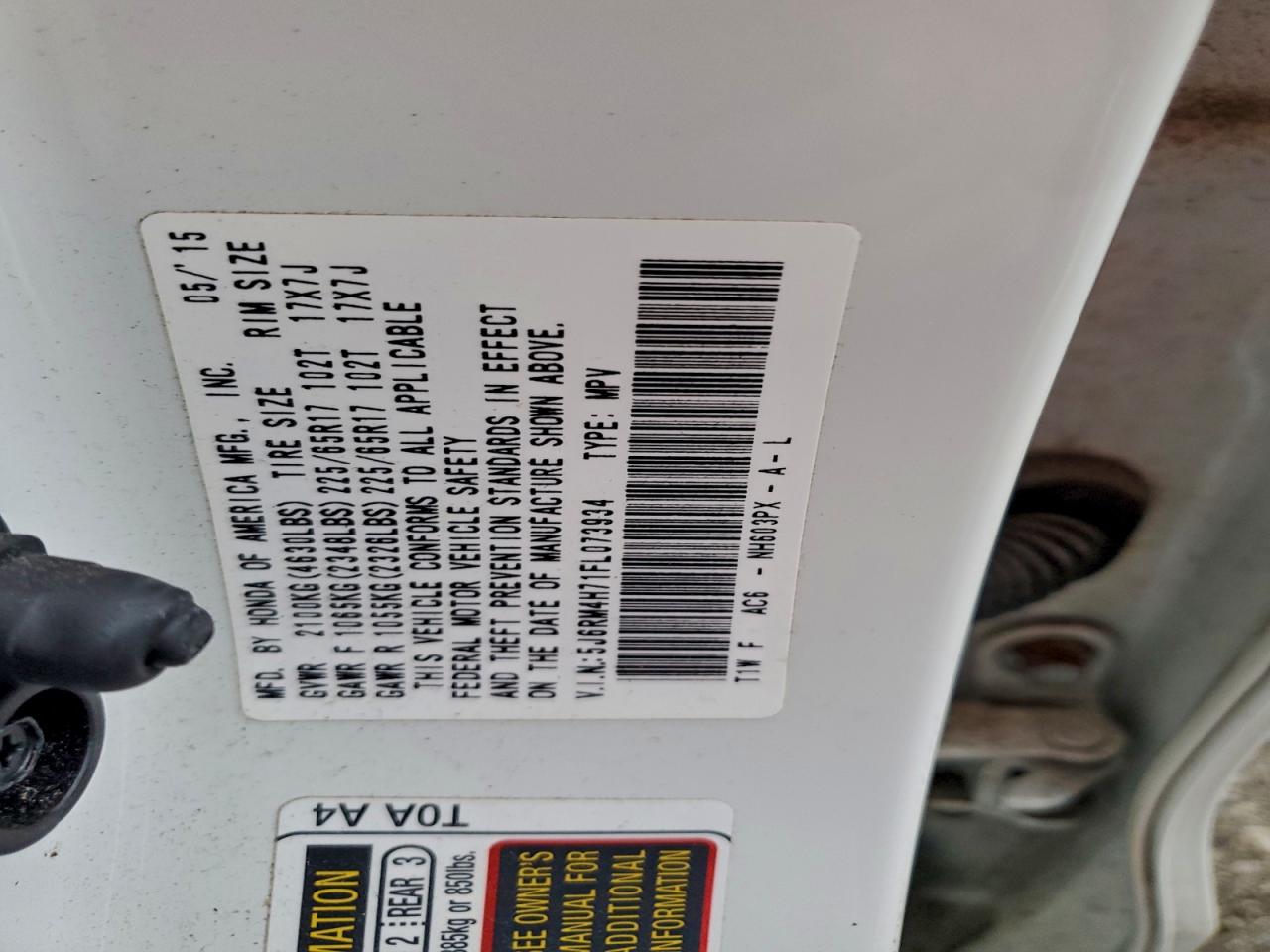 Honda Crv Exl Image 9