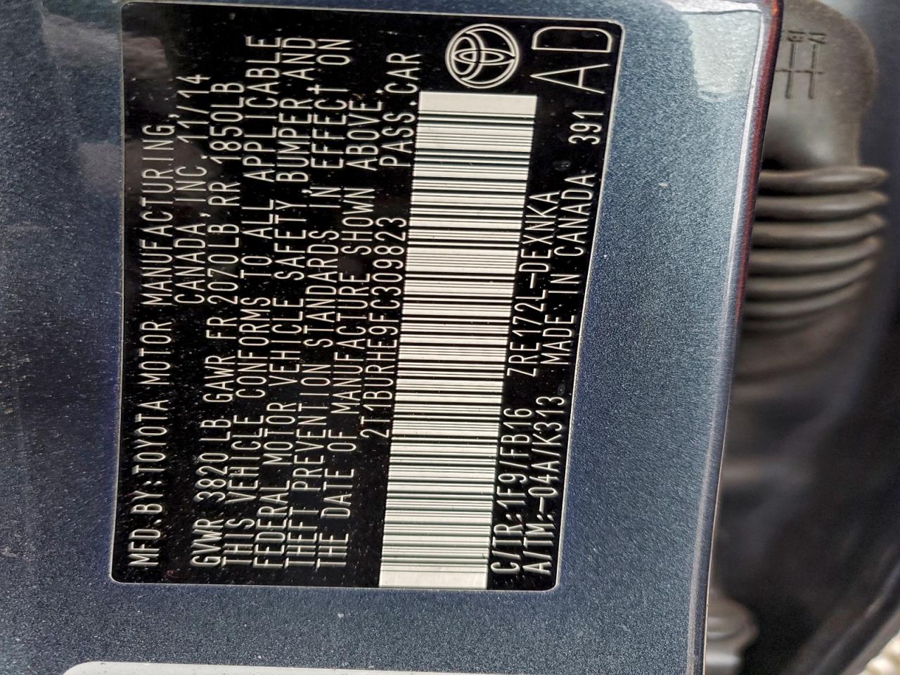 Toyota Corolla L Image 10