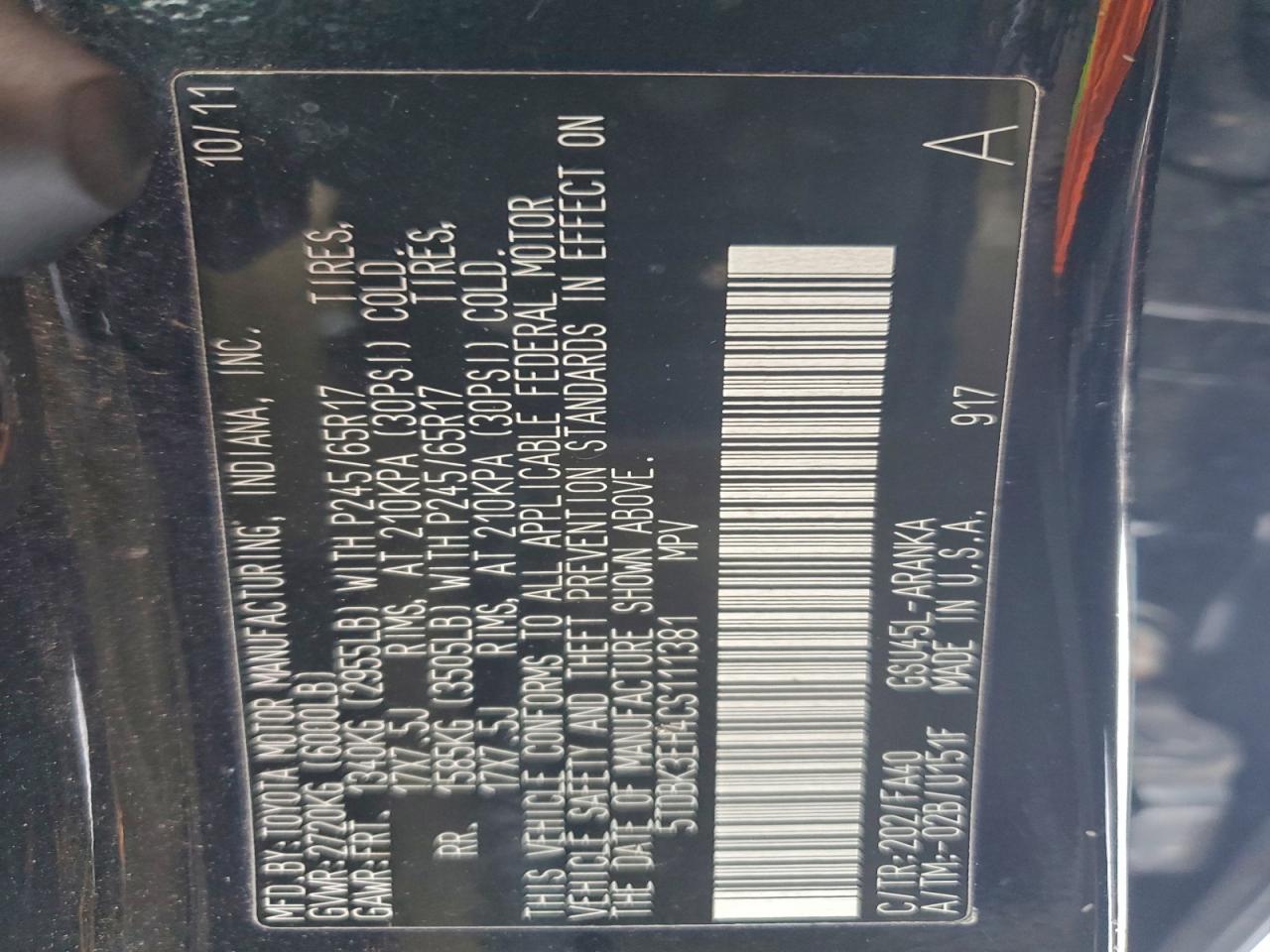 Toyota Highlander Base Image 9