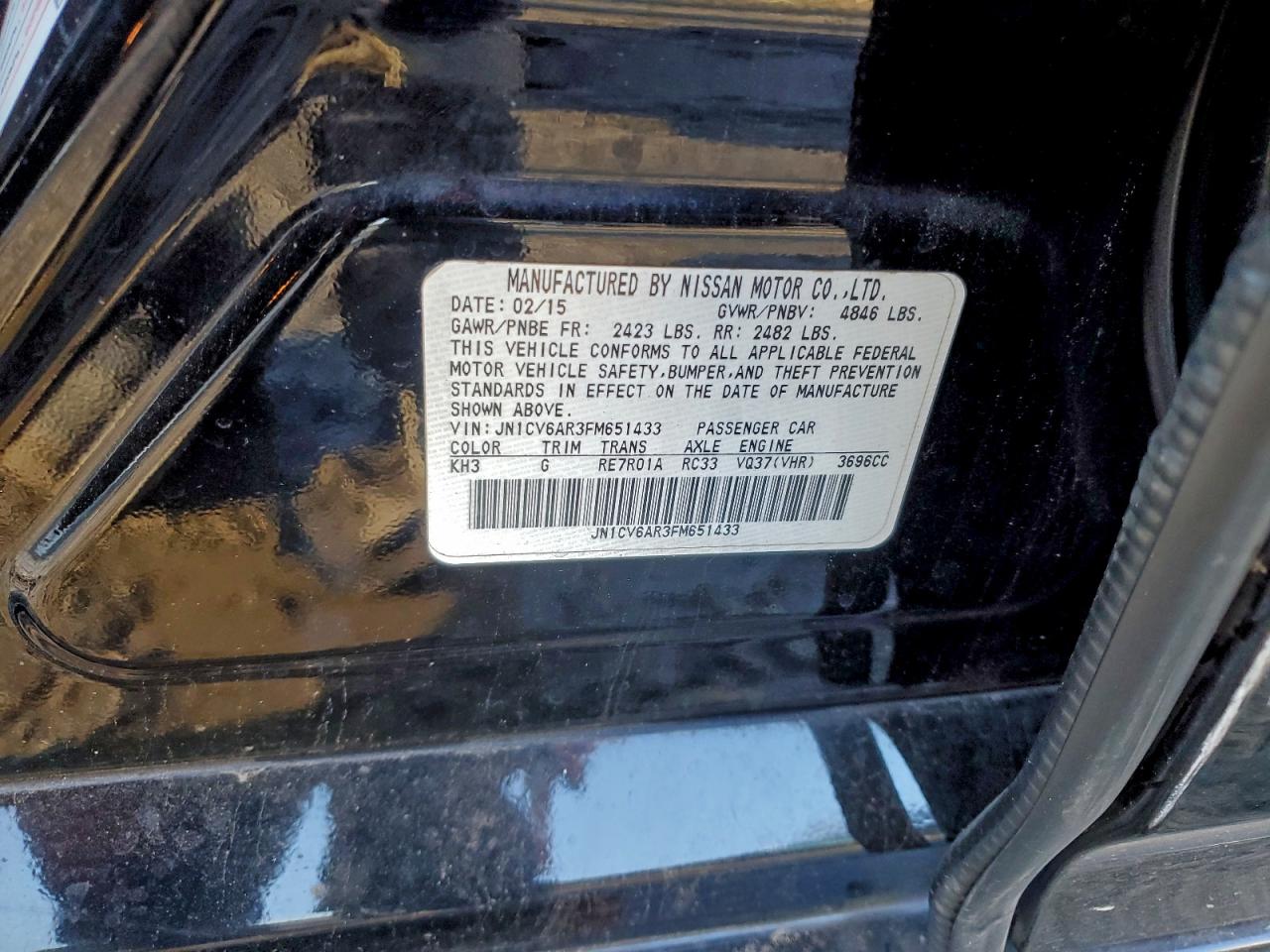 INFINITI Q40 Image 8