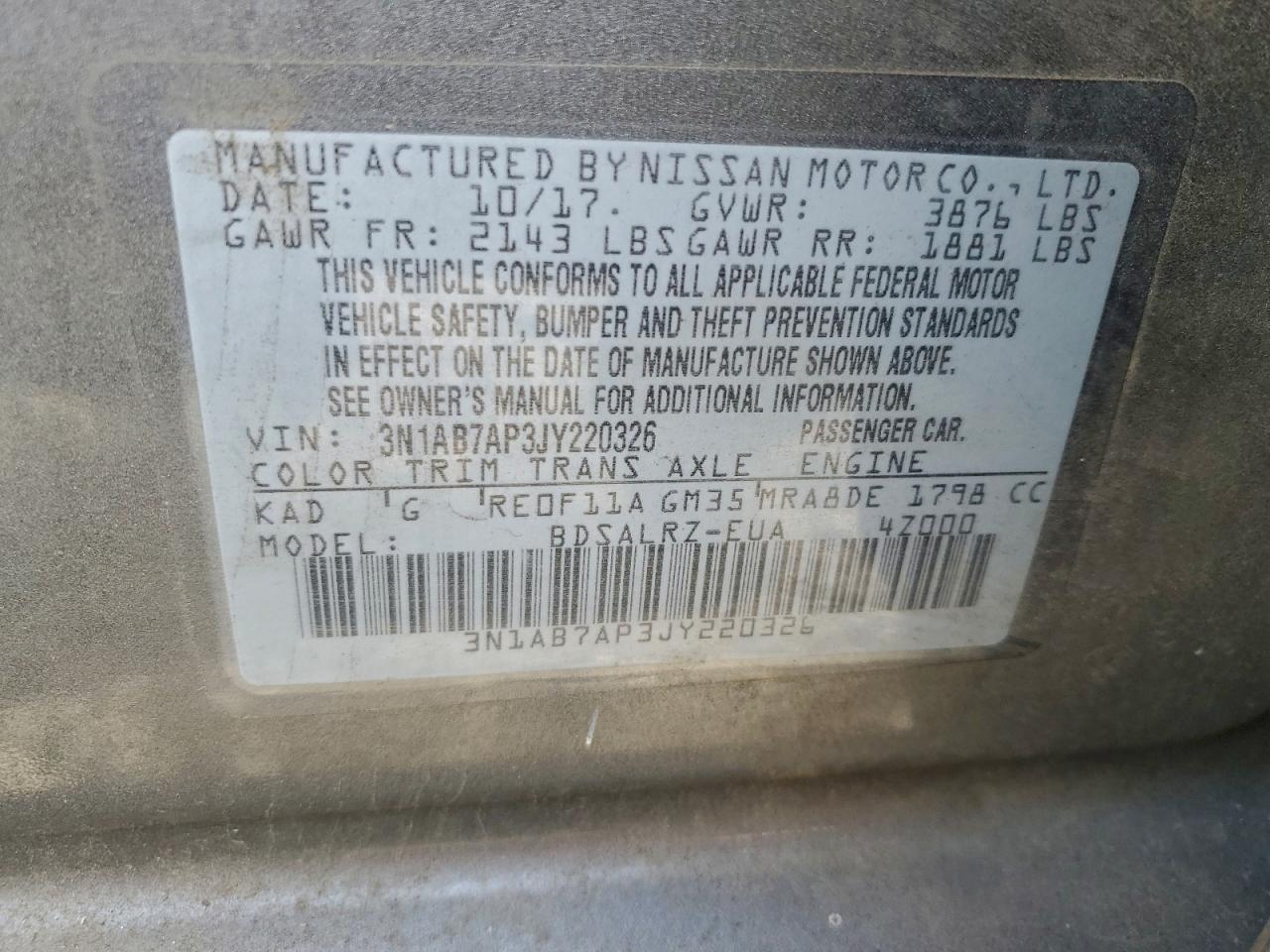 Nissan Sentra S Image 10