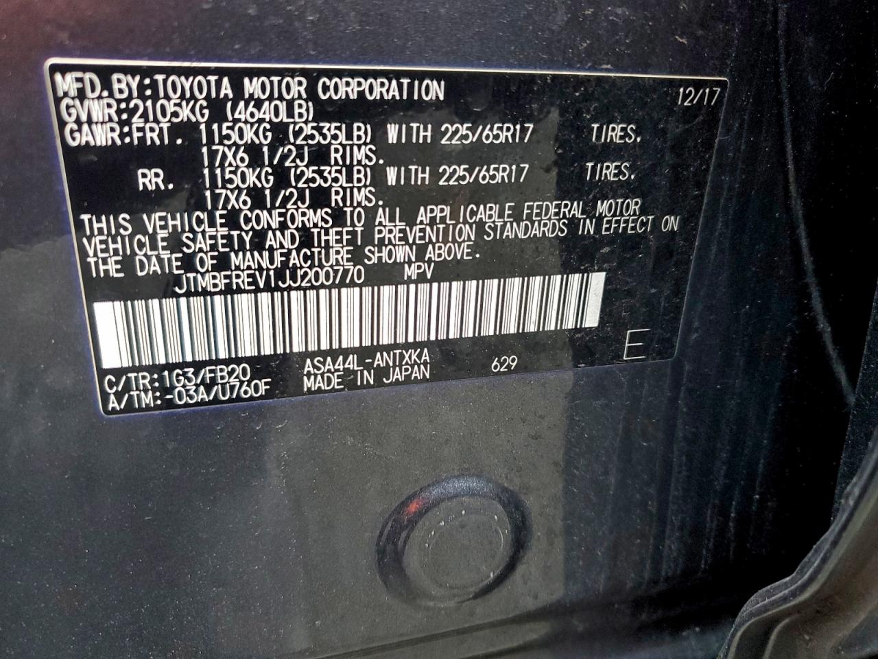 Toyota RAV4 Le Image 9