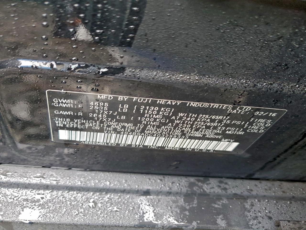 Subaru Outback 2.5i Premium Image 13