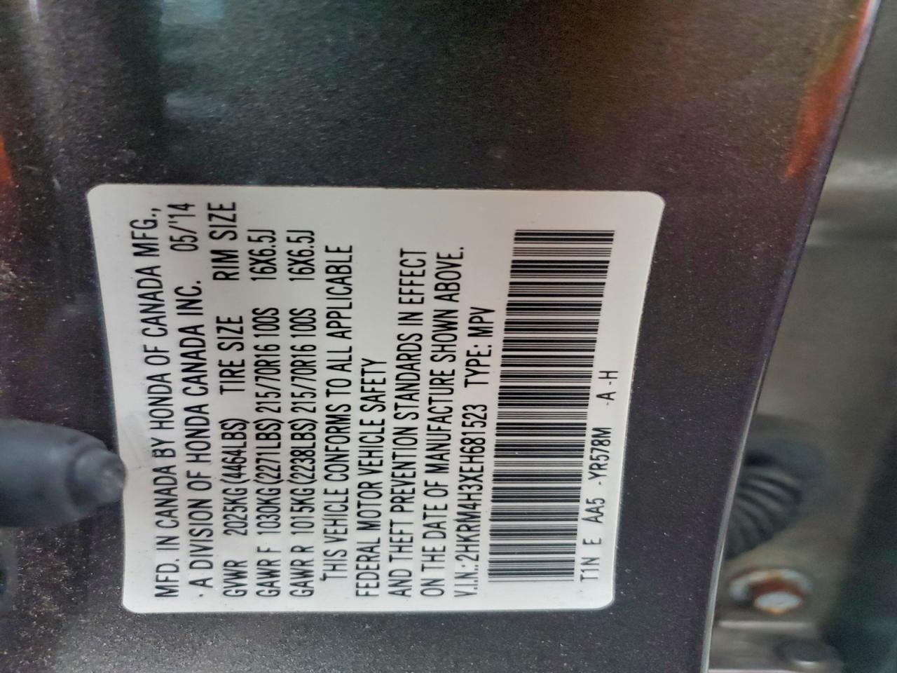 Honda Crv Lx Image 11