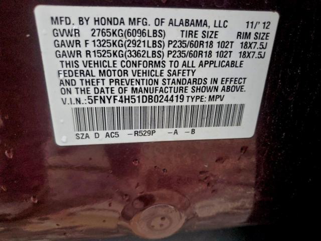 Honda Pilot Exl Image 7