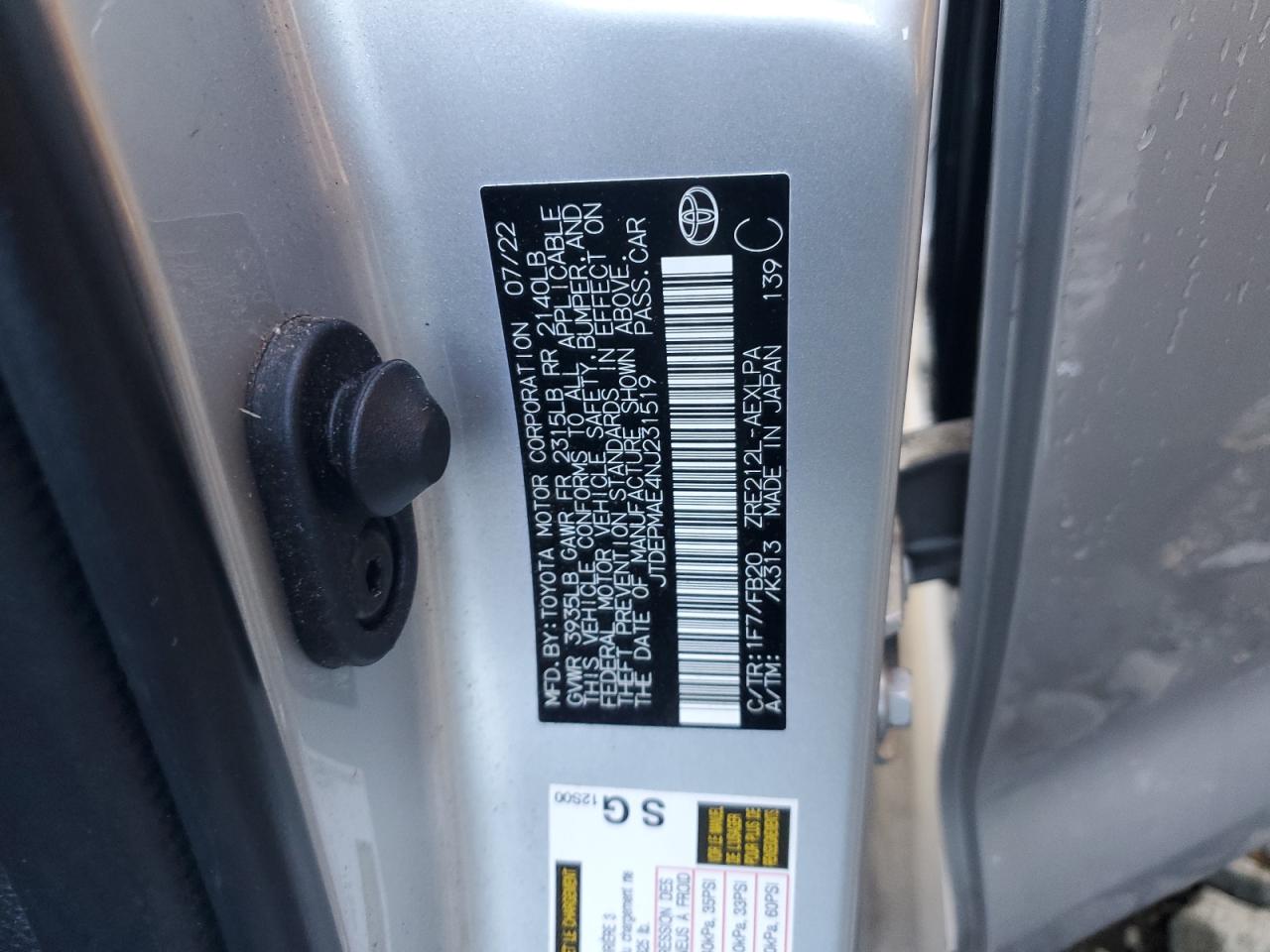 Toyota Corolla Le Image 5