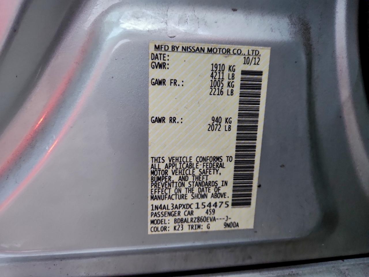 Nissan Altima 2.5 Image 12