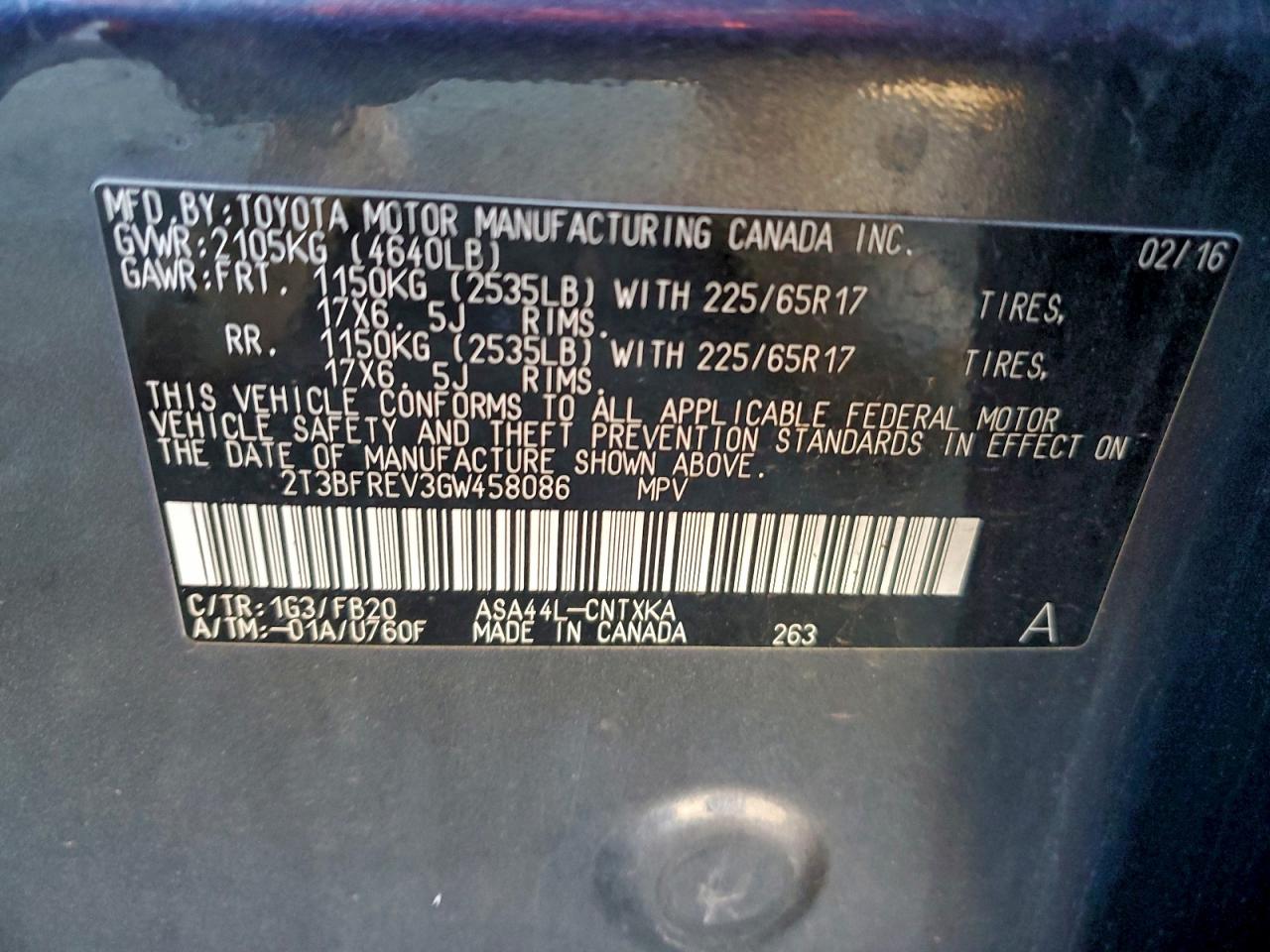 Toyota RAV4 Le Image 12