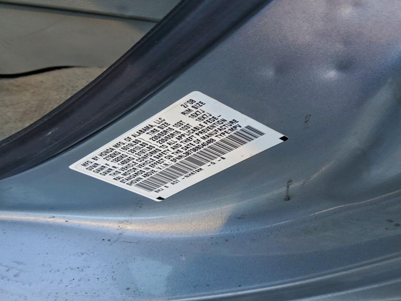 Honda Odyssey Exl Image 3