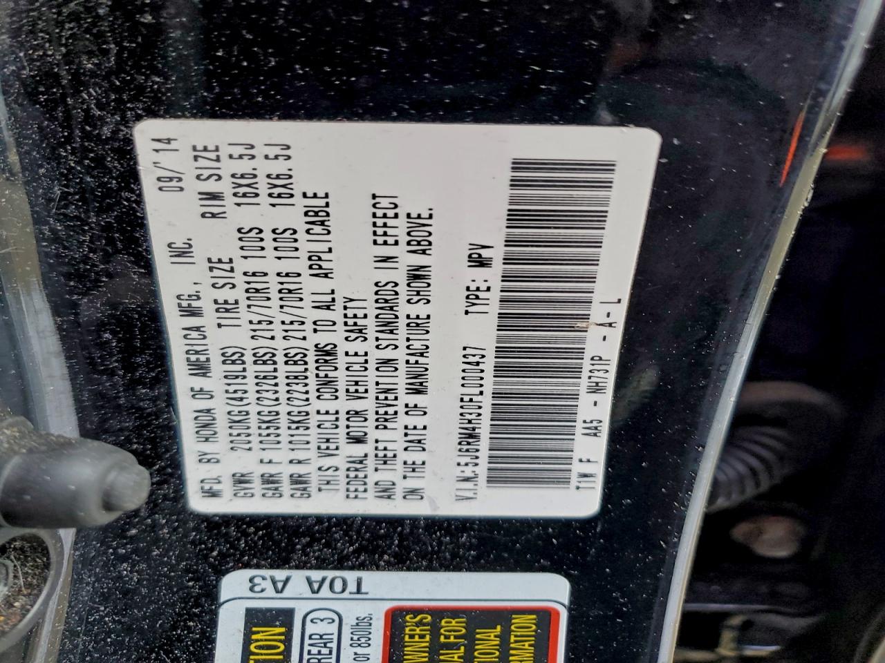 Honda Crv Lx Image 10