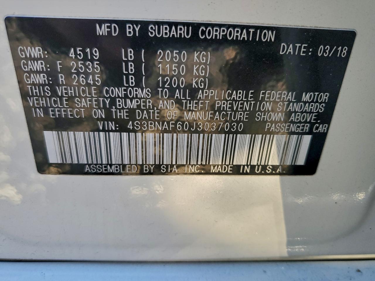 Subaru Legacy 2.5i Premium Image 9