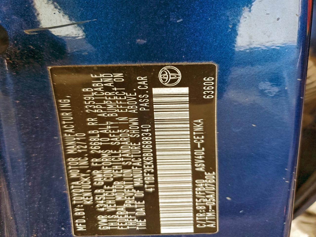 Toyota Camry Base Image 7