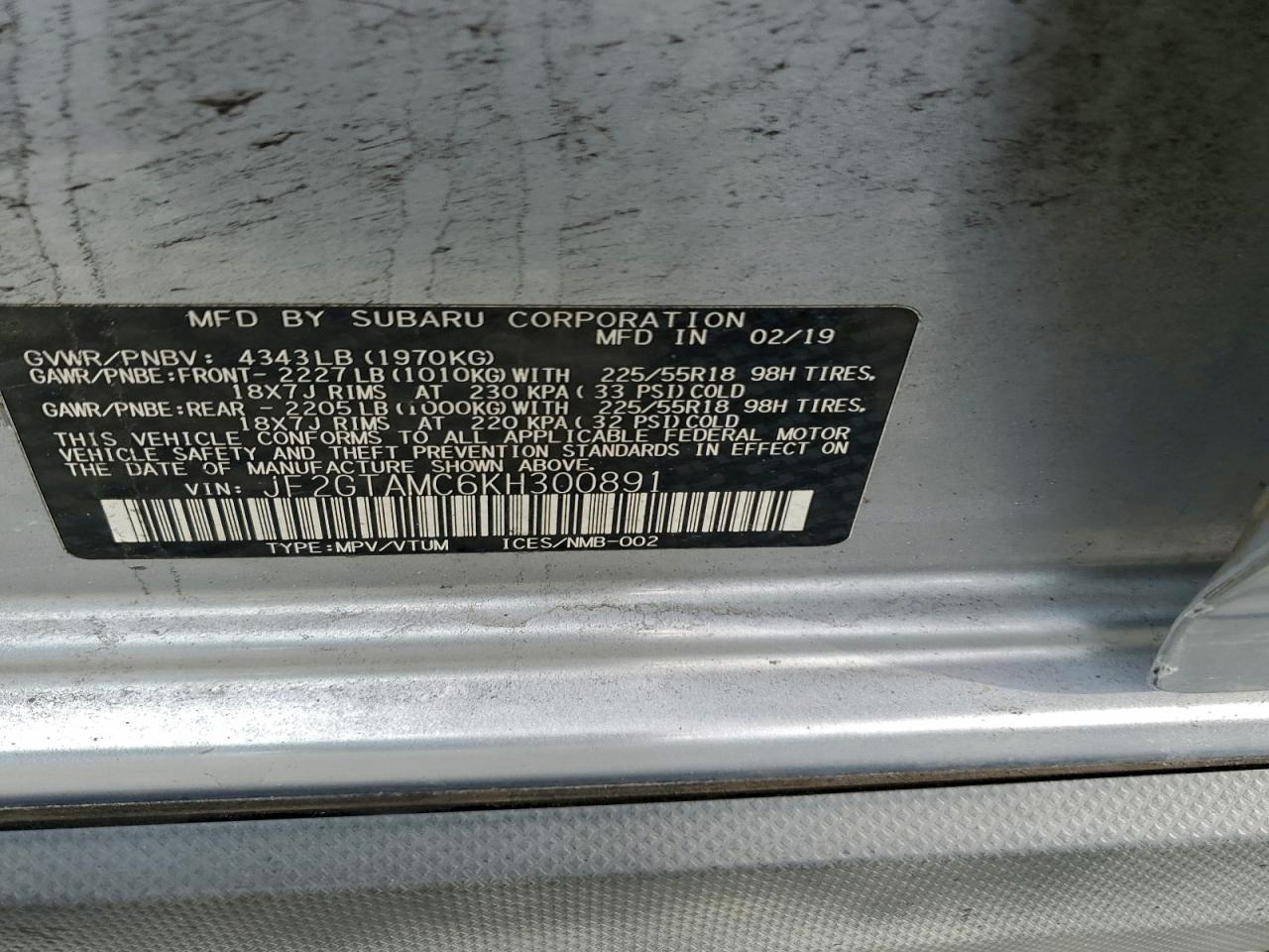 Subaru Crosstrek Limited Image 10