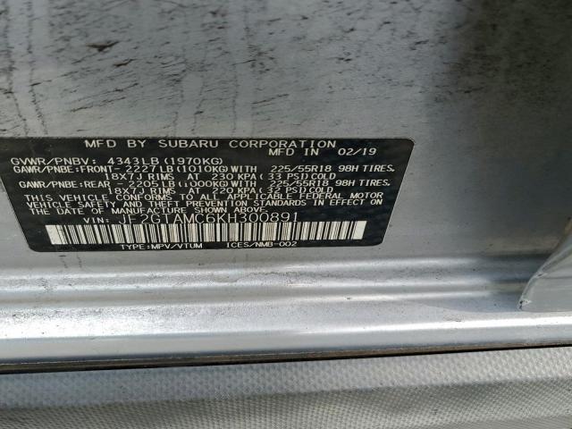 Subaru Crosstrek Limited Image 10