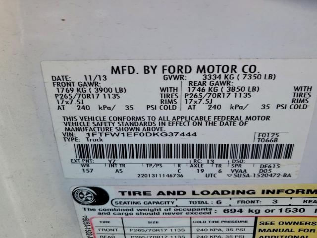 Ford F-150 Supercrew Image 13