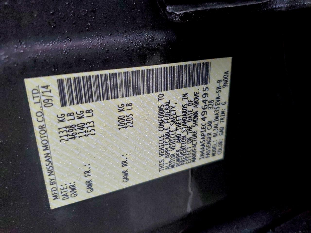 Nissan Maxima S Image 10