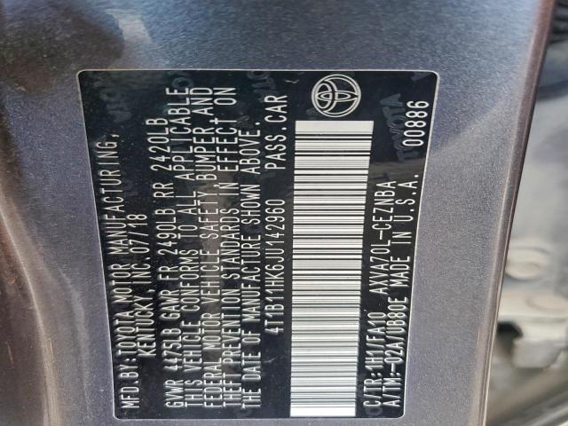 Toyota Camry L Image 10