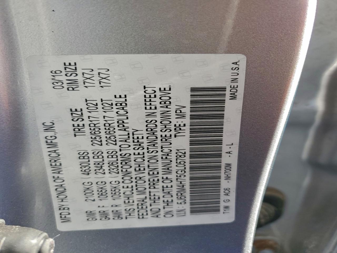 Honda Crv Exl Image 7