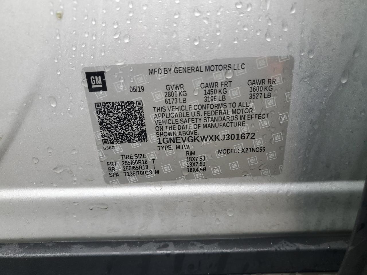 Chevrolet Traverse Lt Image 14